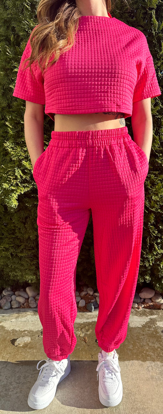 Lattice Jogger Set